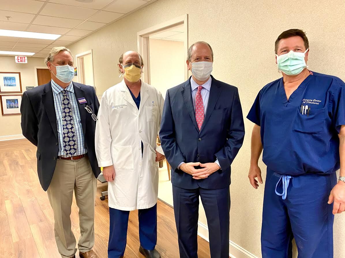 Dan Bishop with Pinehurst Surgical Clinic staff
